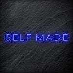 "Self Made" LED Neon Schriftzug Sign - NEONEVERGLOW