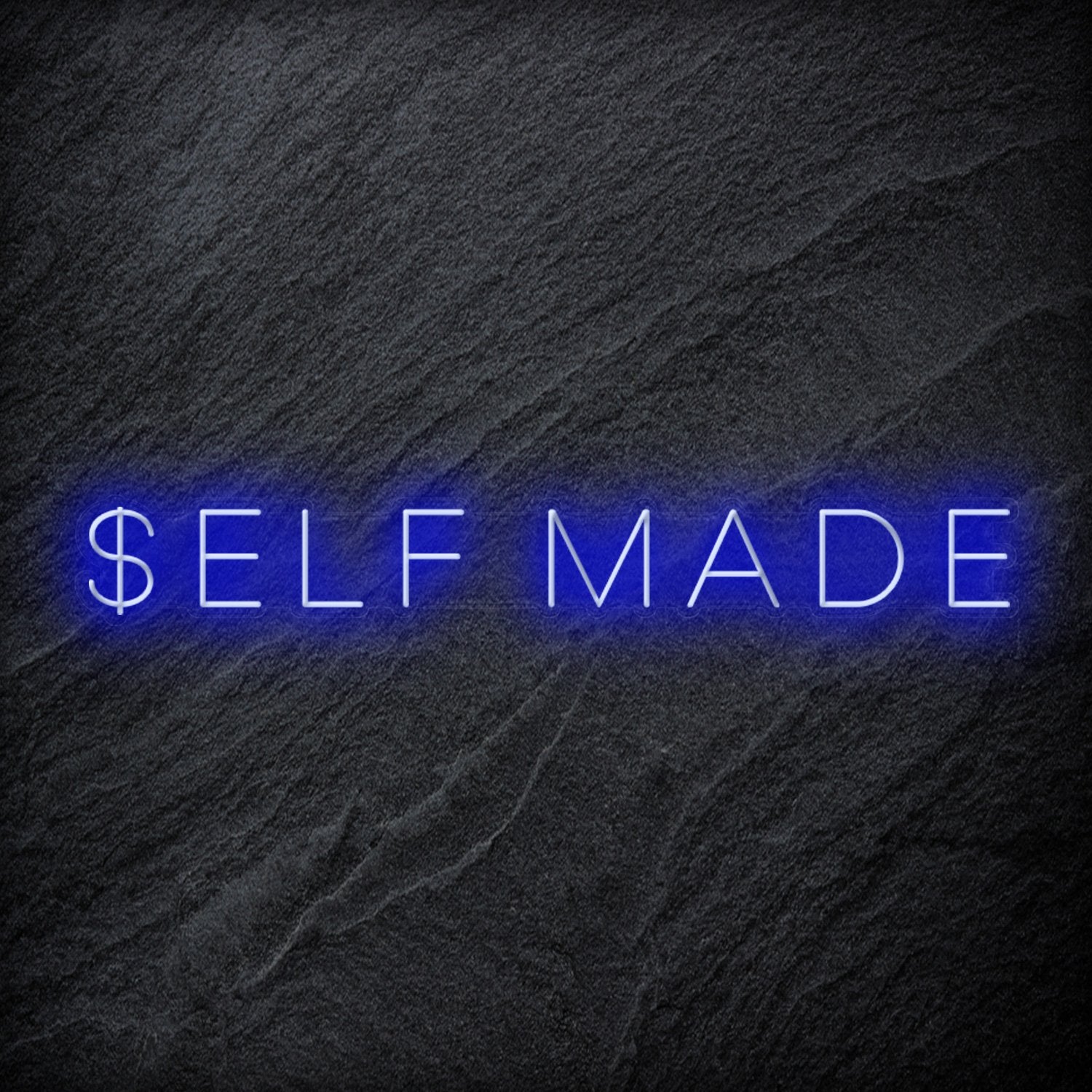 "Self Made" LED Neon Schriftzug Sign - NEONEVERGLOW