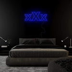 "xXx" LED Neonschild Sign Schriftzug - NEONEVERGLOW