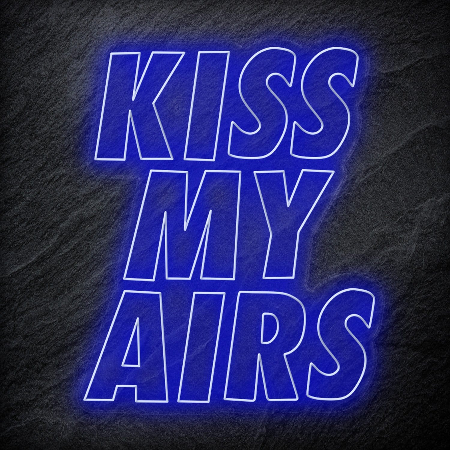 "Kiss My Air" LED Neon Schriftzug Sign - NEONEVERGLOW
