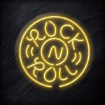 "Rockn Roll Musik" LED Neon Schild - NEONEVERGLOW