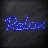 "Relax" LED Neon Sign Schriftzug - NEONEVERGLOW