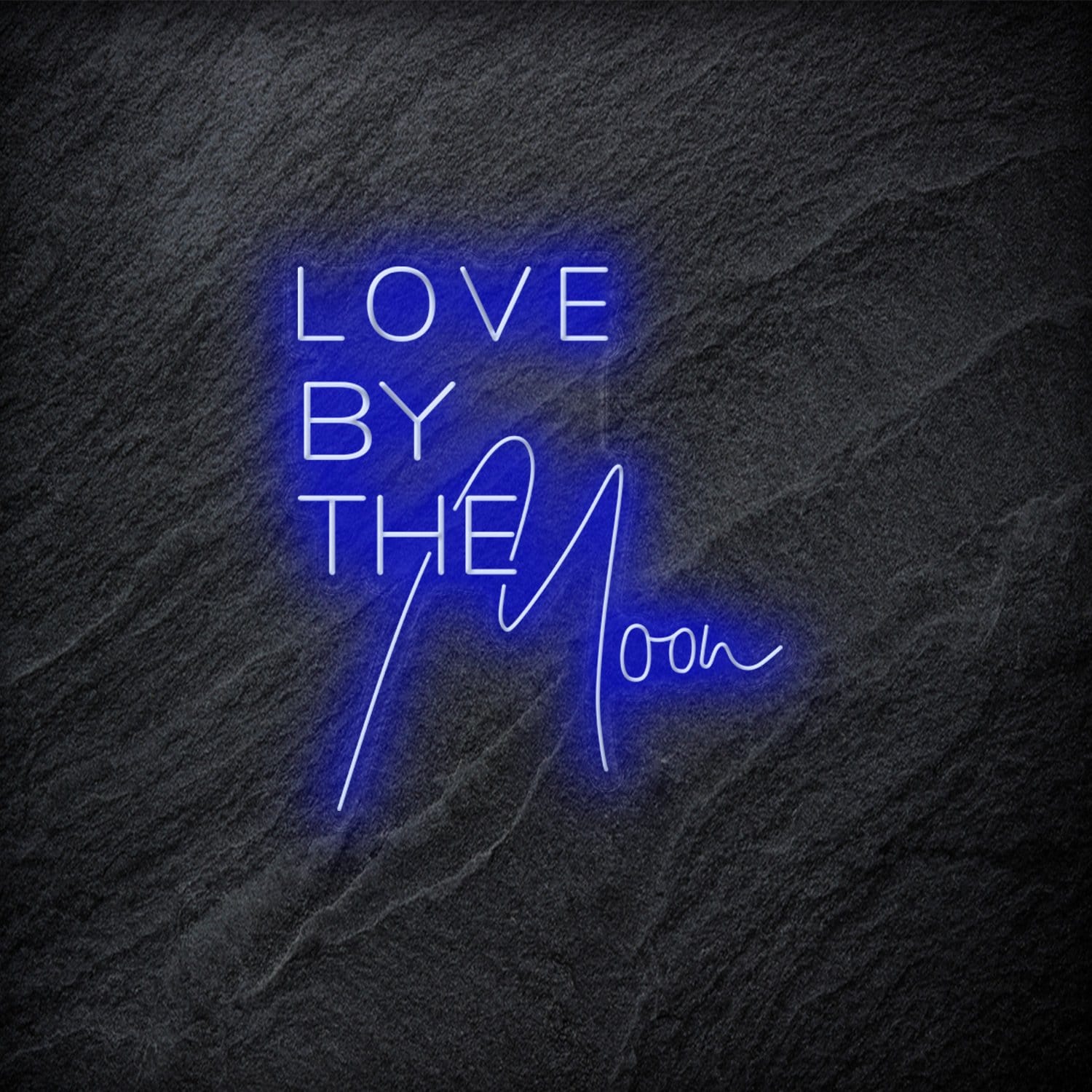 "Love by The Moon" LED Neon Schriftzug - NEONEVERGLOW