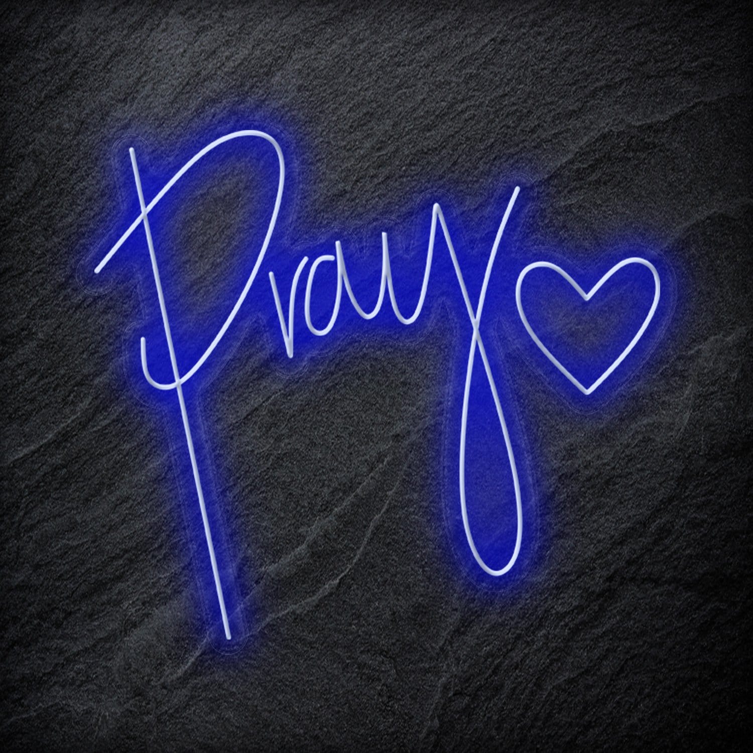 "Pray" LED Neonschild - NEONEVERGLOW