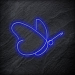 "Schmetterling" LED Neonschild - NEONEVERGLOW