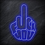 " F " LED Neonschild Schriftzug Sign - NEONEVERGLOW