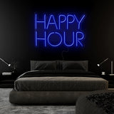 "Happy Hour" LED Neonschild Sign Schriftzug - NEONEVERGLOW