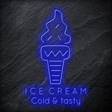 "Ice Cream Cold & tasty" LED  Neonschild - NEONEVERGLOW