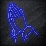 " Glaube Hoffnung Beten " LED Neonschild Sign - NEONEVERGLOW