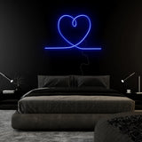 "Herz Heart" LED Neonschild Sign Schriftzug - NEONEVERGLOW