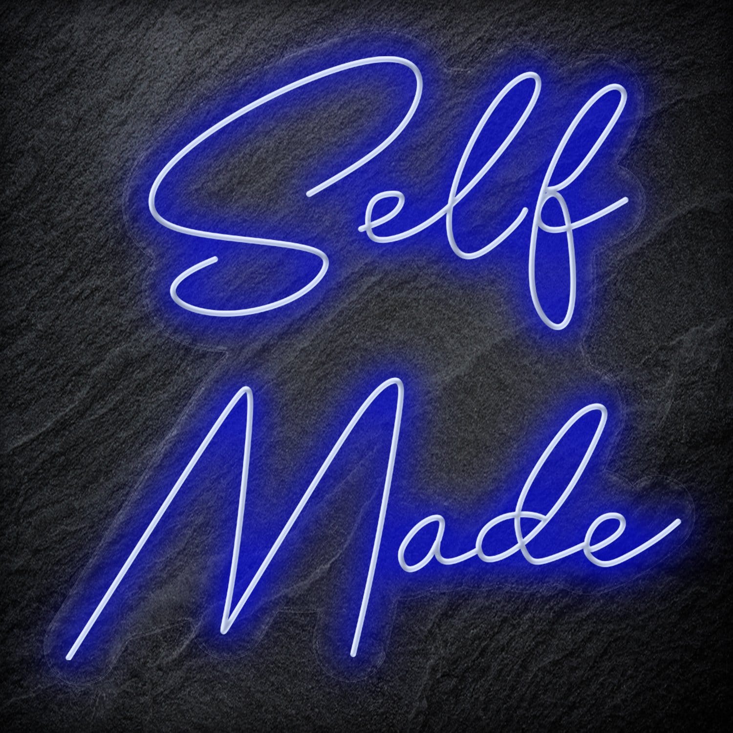 "Selfmade" LED  Neon Schriftzug Sign - NEONEVERGLOW