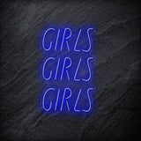 "GirlsGirlsGirls" LED Neonschild - NEONEVERGLOW