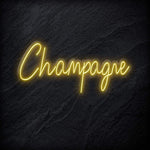 "Champagne" LED Neon Schriftzug - NEONEVERGLOW