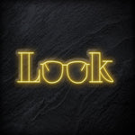 "Look" LED Neonschild Sign - NEONEVERGLOW