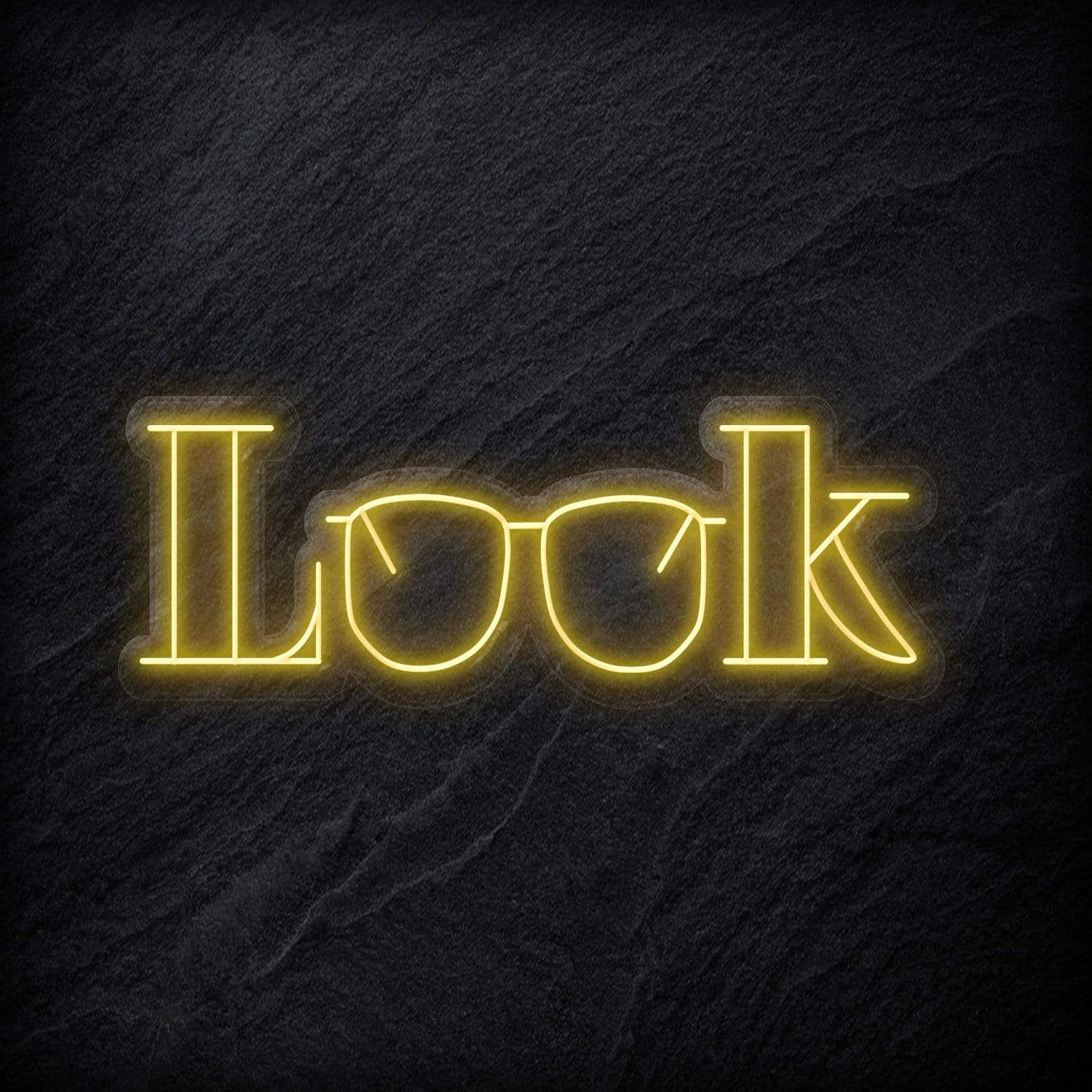 "Look" LED Neonschild Sign - NEONEVERGLOW