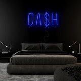 "Cash Cas$H" LED Neon Sign Schriftzug - NEONEVERGLOW