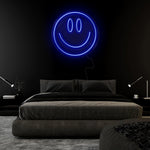 "Smile Lächeln" LED Neonschild Sign Schriftzug - NEONEVERGLOW