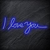 "I Love You" LED Neon Schriftzug Sign - NEONEVERGLOW