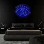 "Augen" LED Neonschild Sign - NEONEVERGLOW