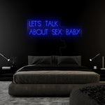 "Let´s Talk" LED Neon Sign Schriftzug - NEONEVERGLOW