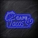 "Cafe Tacos" LED Neonschild - NEONEVERGLOW