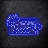 "Cafe Tacos" LED Neonschild - NEONEVERGLOW