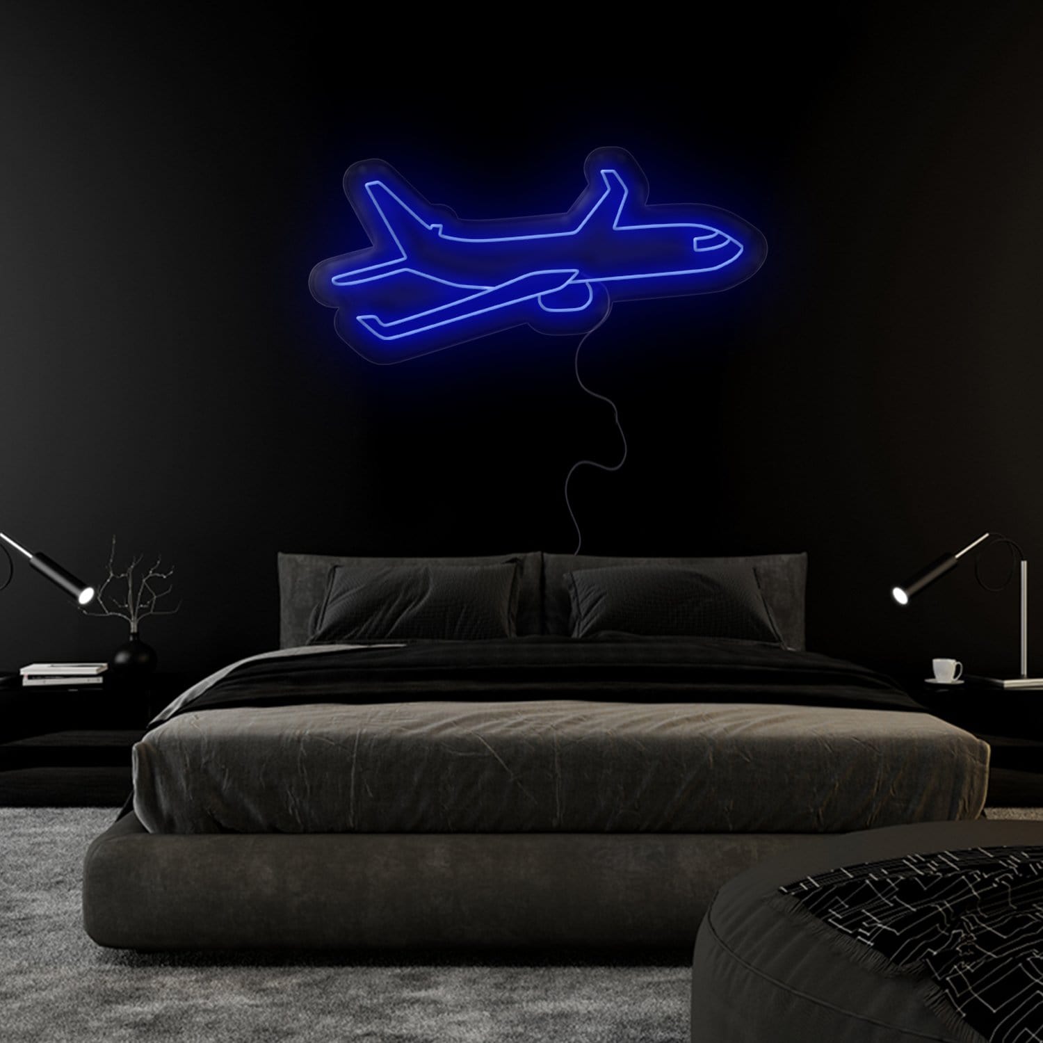 "Flugzeug" LED Neonschild Sign - NEONEVERGLOW