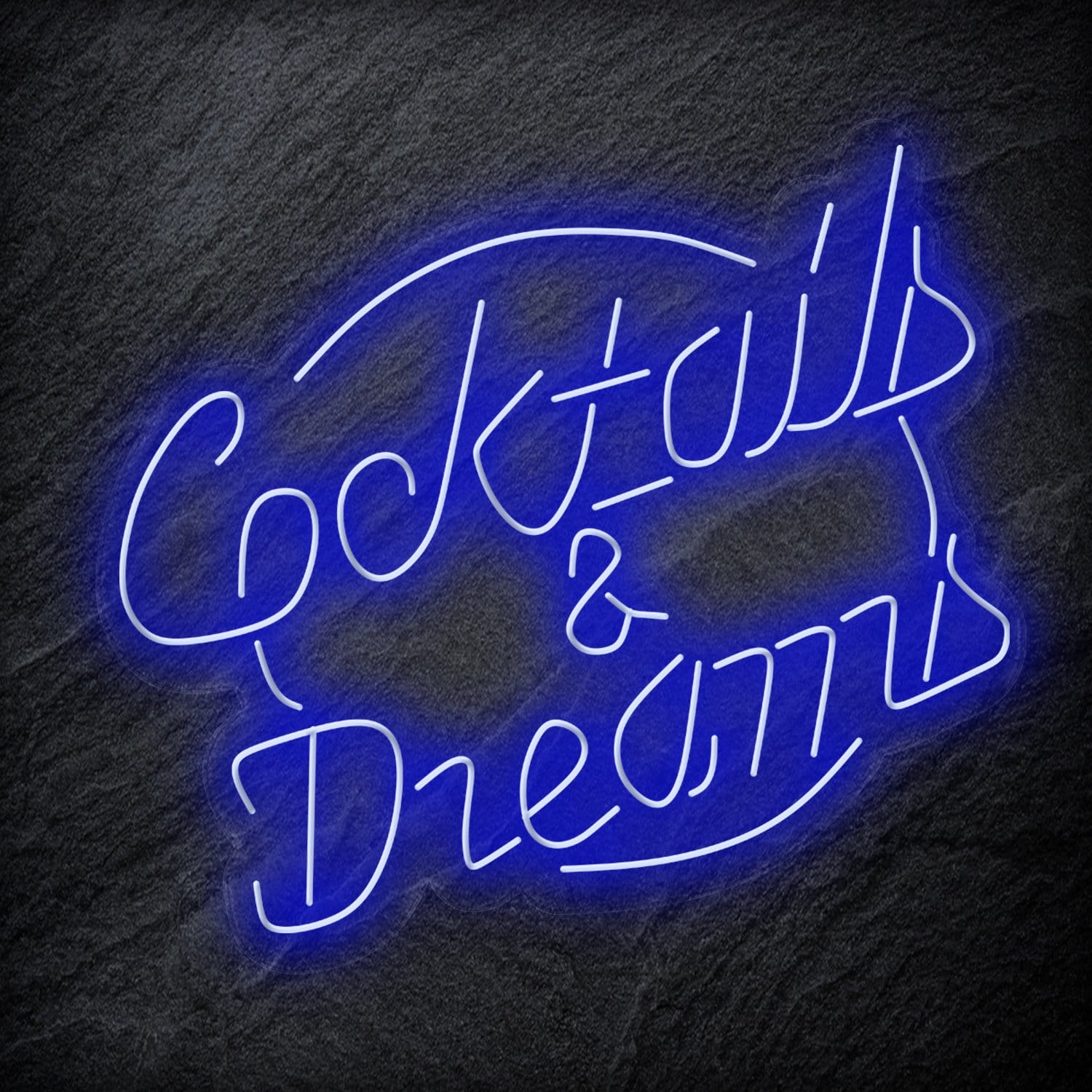 "Cocktails & Dreams" LED Neonschild Schriftzug Sign - NEONEVERGLOW