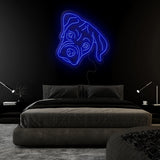 "Bulldogge" LED Neonschild Sign - NEONEVERGLOW