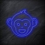 "Affe Monkey" LED Neonschild - NEONEVERGLOW