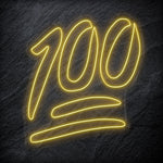 "100" LED Neon Schriftzug - NEONEVERGLOW