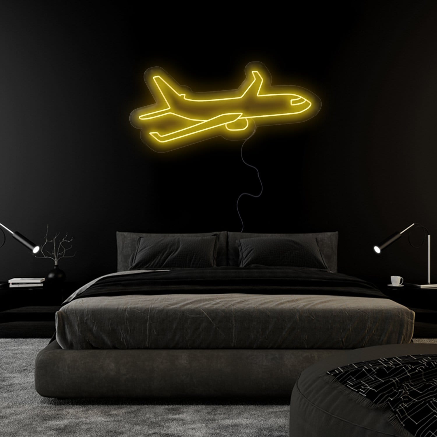"Flugzeug" LED Neonschild Sign - NEONEVERGLOW