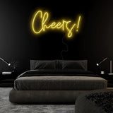 "Cheers" LED Neon Sign Schriftzug - NEONEVERGLOW