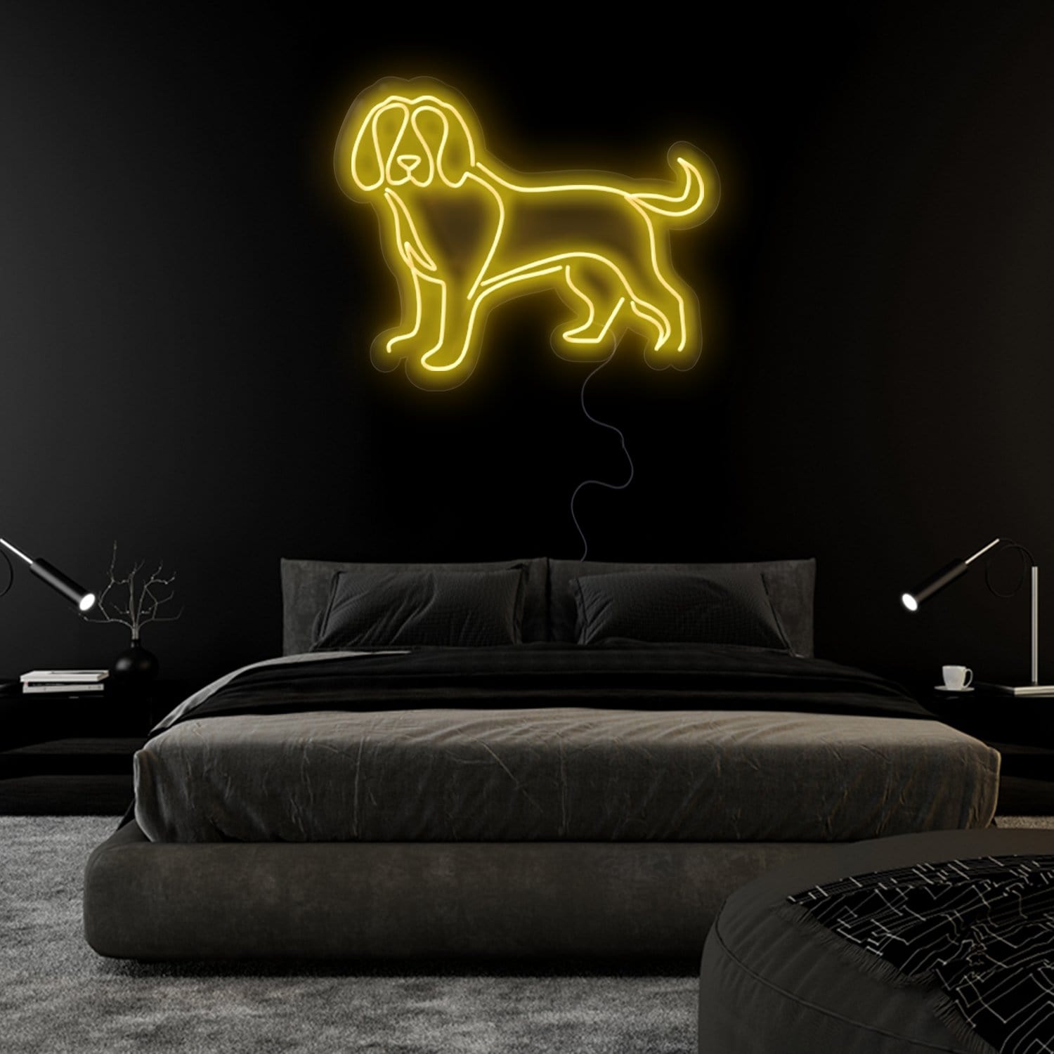 "Hund" LED Neonschild Sign - NEONEVERGLOW