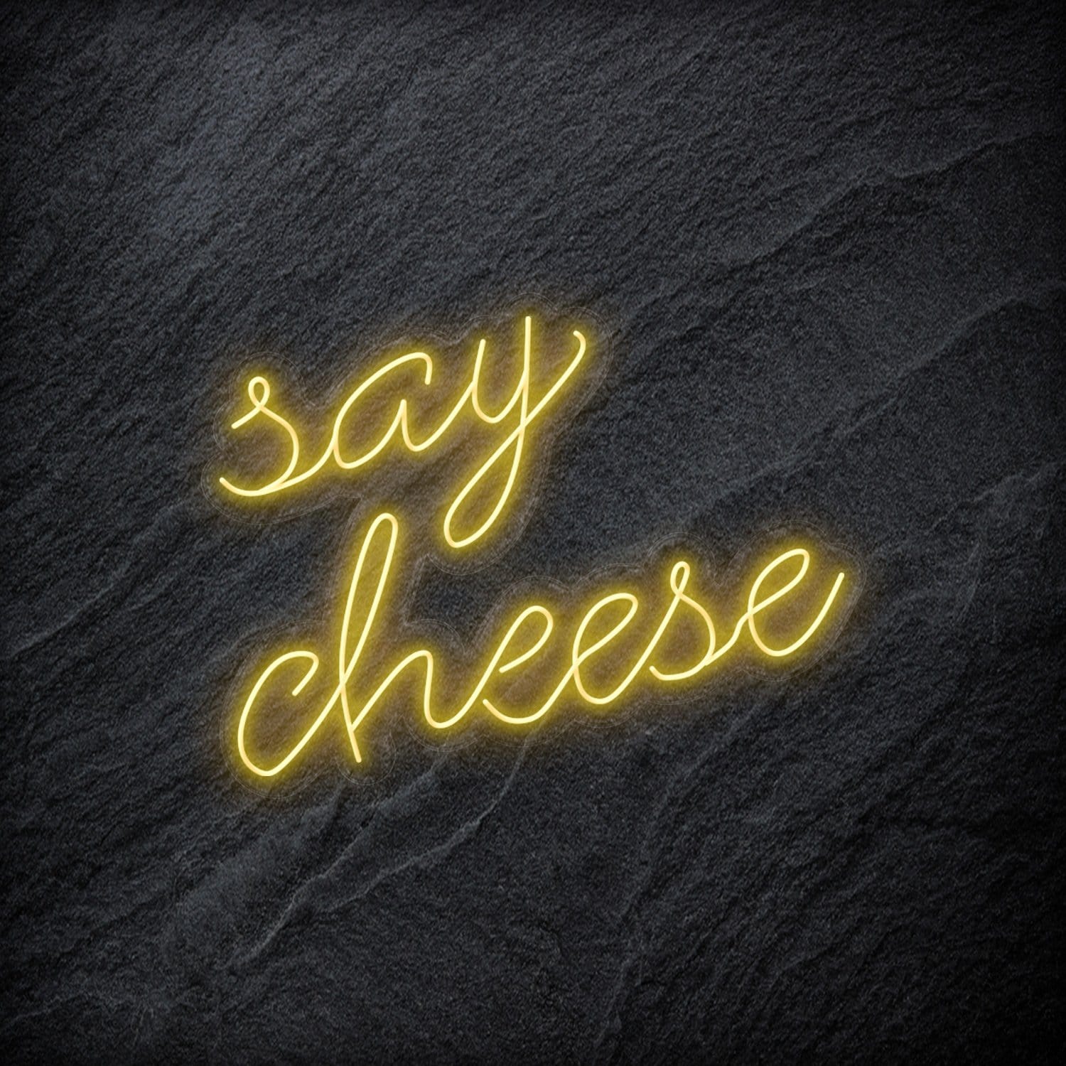 "Say Cheese" LED Neon Schriftzug - NEONEVERGLOW