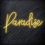 "Paradise"  LED Neon Schriftzug Sign - NEONEVERGLOW