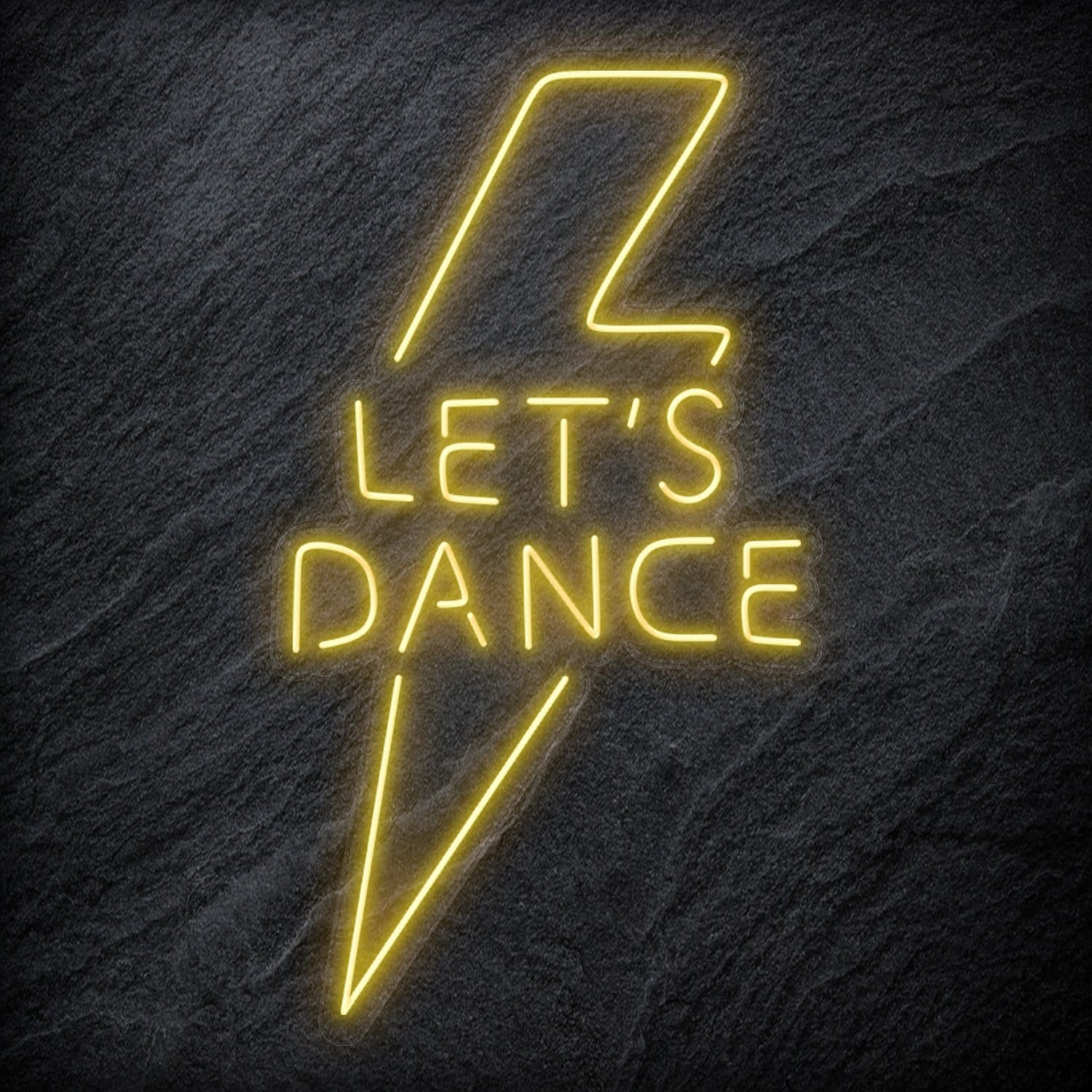 " Let´s Dance " LED Neon Schriftzug - NEONEVERGLOW