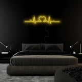 "Herz Puls" LED Neonschild Sign - NEONEVERGLOW