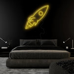"Rakete" LED Neonschild Sign - NEONEVERGLOW