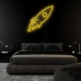 "Rakete" LED Neonschild Sign - NEONEVERGLOW