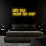 "Let´s Talk" LED Neon Sign Schriftzug - NEONEVERGLOW