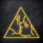 "Kiss" LED Neonschild Schriftzug - NEONEVERGLOW