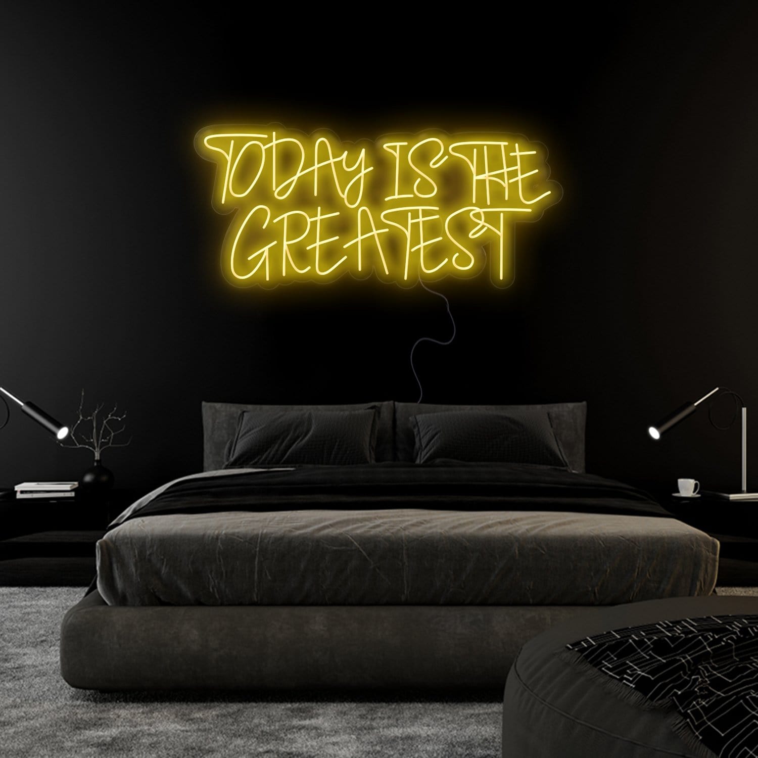 "Today Is The Greatest " LED Neonschild Sign Schriftzug - NEONEVERGLOW