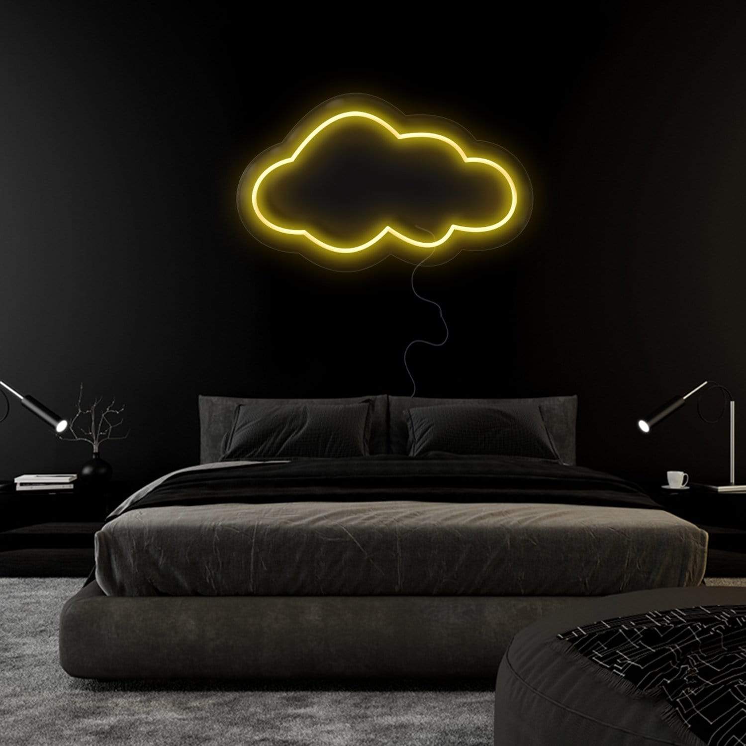 "Wolke" LED Neonschild Sign - NEONEVERGLOW