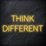 "Think Different" LED Neon Schriftzug Sign - NEONEVERGLOW