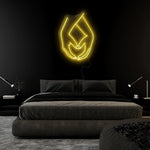 "Hände Liebe "LED  Neonschild Sign - NEONEVERGLOW