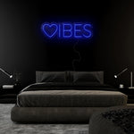 "Herz Vibes" LED Neonschild Sign - NEONEVERGLOW