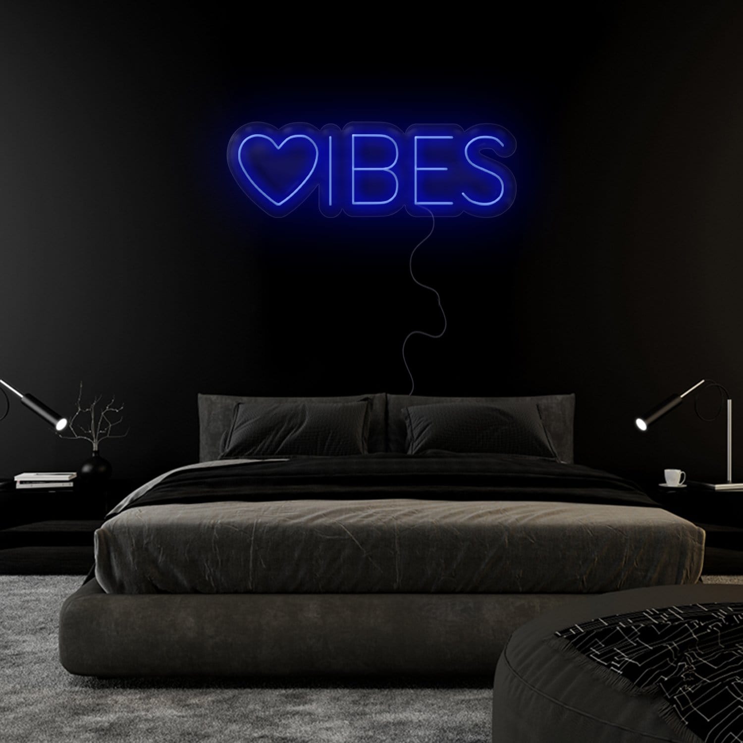 "Herz Vibes" LED Neonschild Sign - NEONEVERGLOW