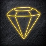 " Diamant " LED Neonschild Schriftzug Sign - NEONEVERGLOW