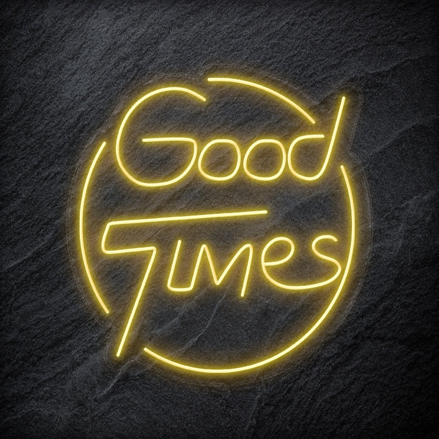 "Good Times" LED Neonschild - NEONEVERGLOW